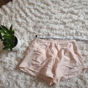 NIKE dri-fit running shorts light pink, Sz XS